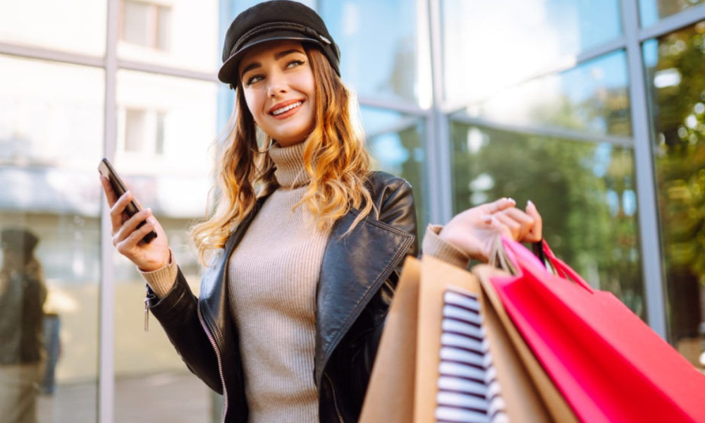 E-comers shoping,year end sales