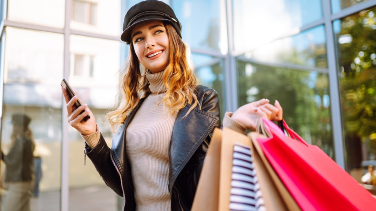 E-comers shoping,year end sales