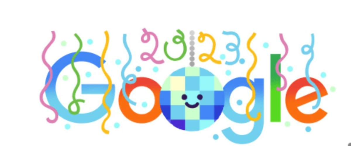 Google Doodle New Year's Eve 2024 Google Invitation