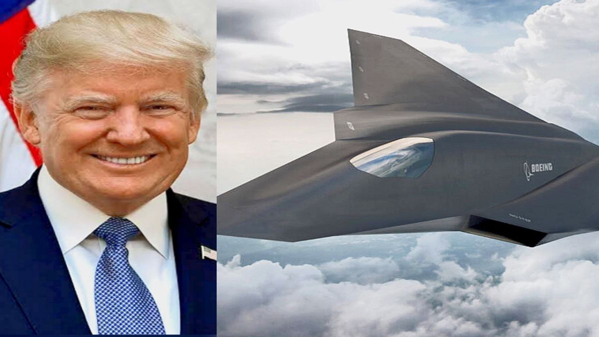 donaldtrump with F-47jet